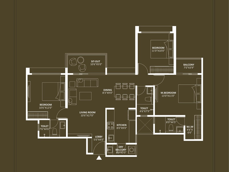 Saheel 5 Star Floor Plan